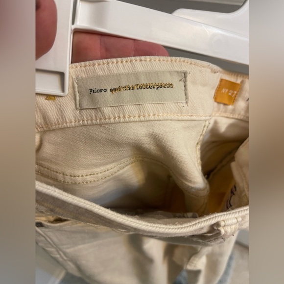 Pilco and the Letterpress Stet Ivory Jeans Women’s 27 Skinny High Waist - Picture 4 of 7